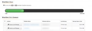 Manage WorpDrive Screenshot (crop)